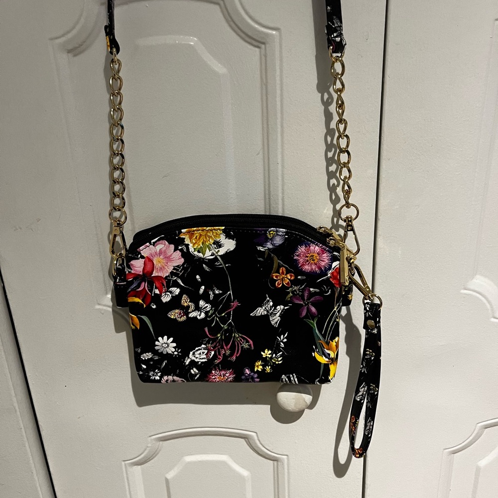 Charming Charlie | Butterfly Black Crossbody Bag | new w/tags